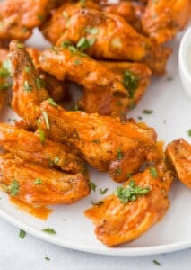 The Best Air Fryer Buffalo Wings | Joyful Healthy Eats
