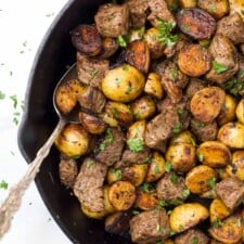 30-Minute Steak and Potato Skillet - The Roasted Root