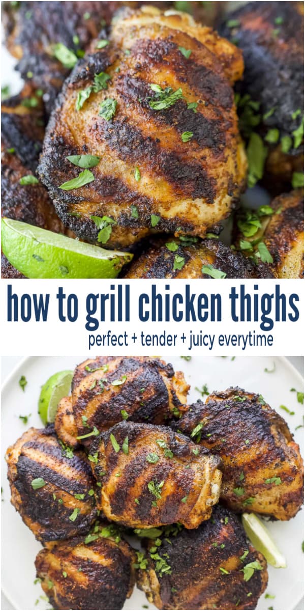 How to Perfectly Grill Chicken Thighs | Joyful Healthy Eats
