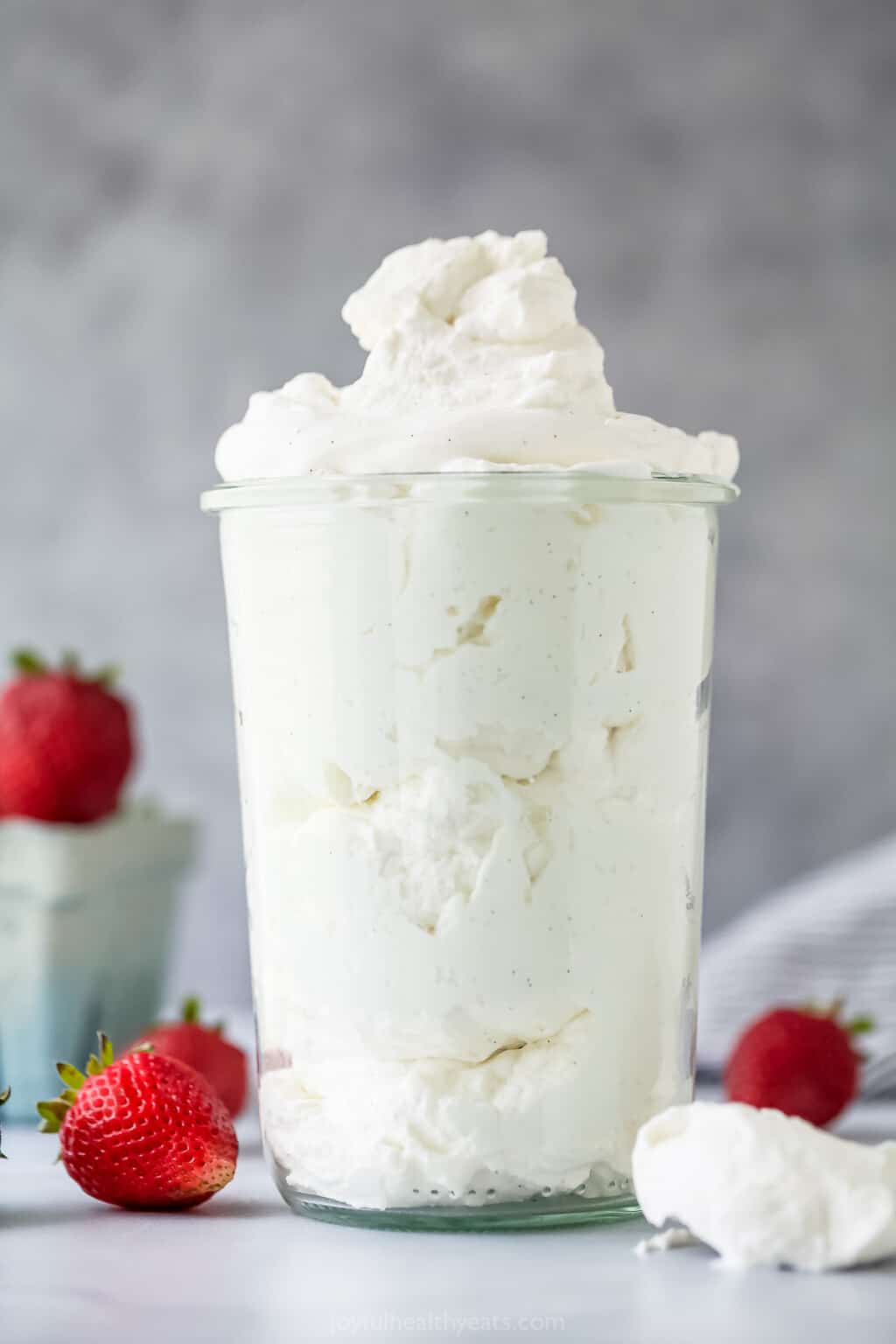 3 Ingredient Homemade Whipped Cream Recipe | Joyful Healthy Eats