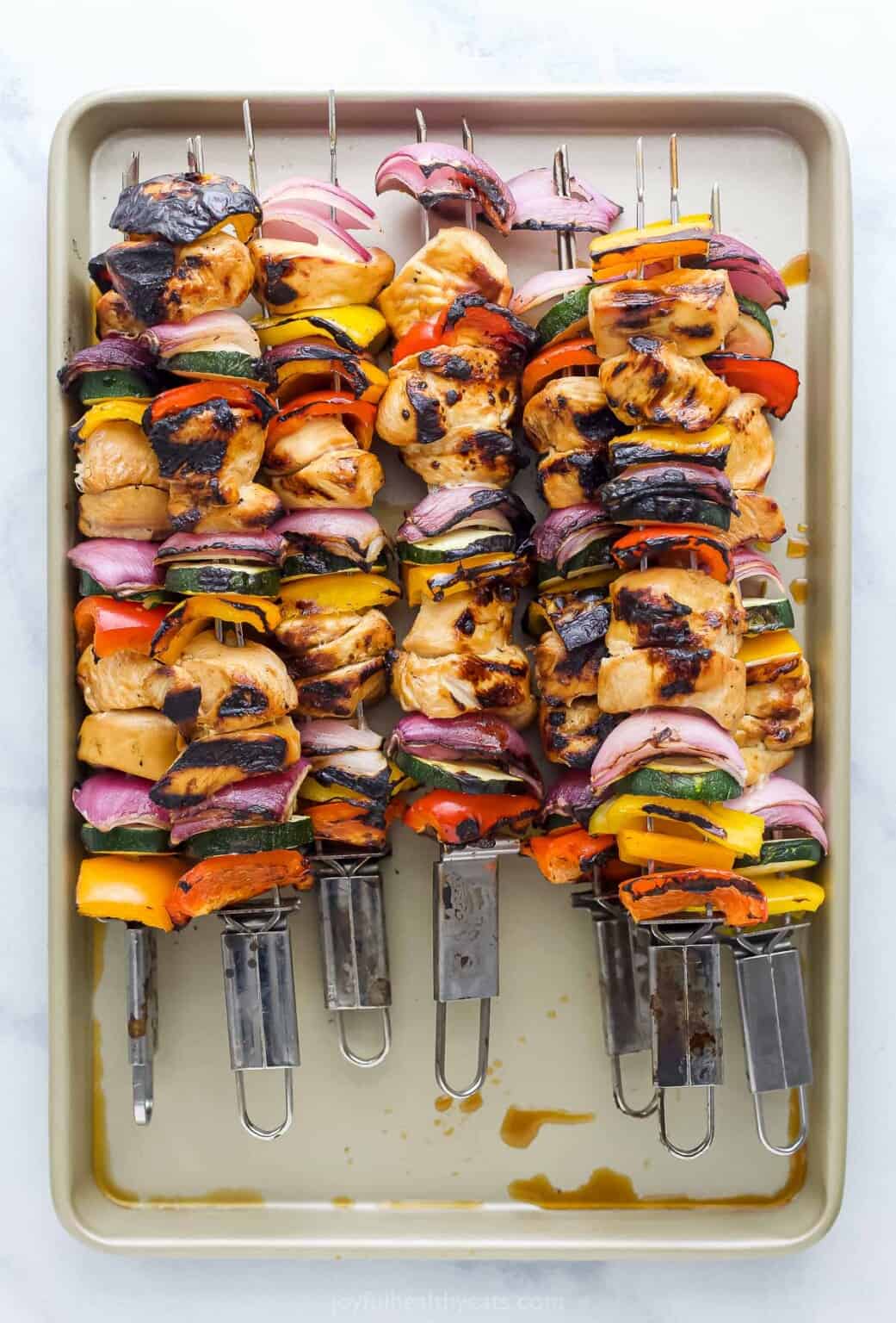 Grilled Chicken Kabobs With Pineapple Marinade | Joyful Healthy Eats