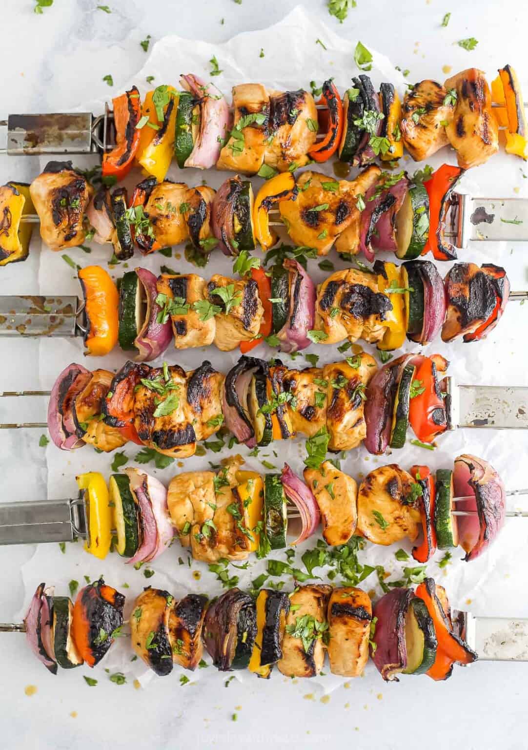 Grilled Chicken Kabobs With Pineapple Marinade | Joyful Healthy Eats