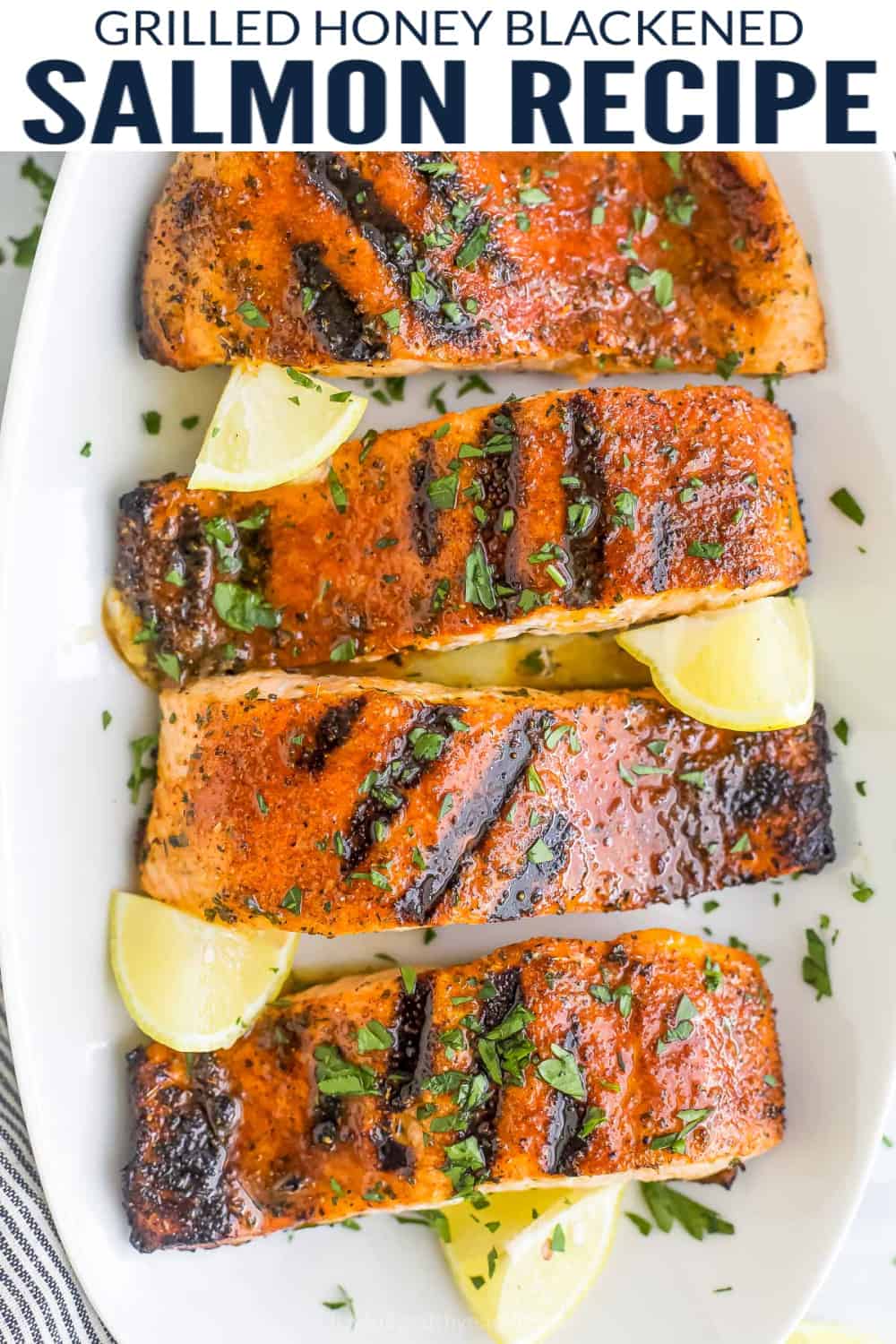 Honey Blackened Salmon Recipe | Joyful Healthy Eats