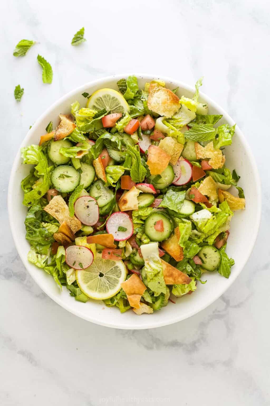 Fattoush Salad Recipe | Joyful Healthy Eats