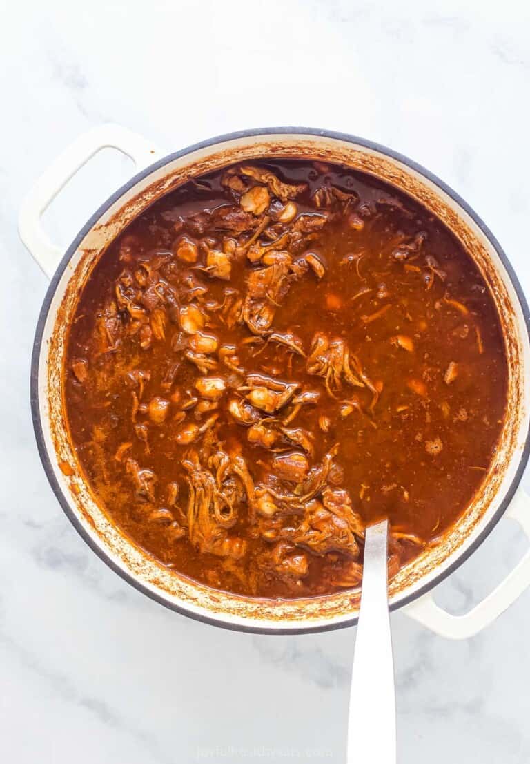 Chicken Pozole Rojo | Joyful Healthy Eats