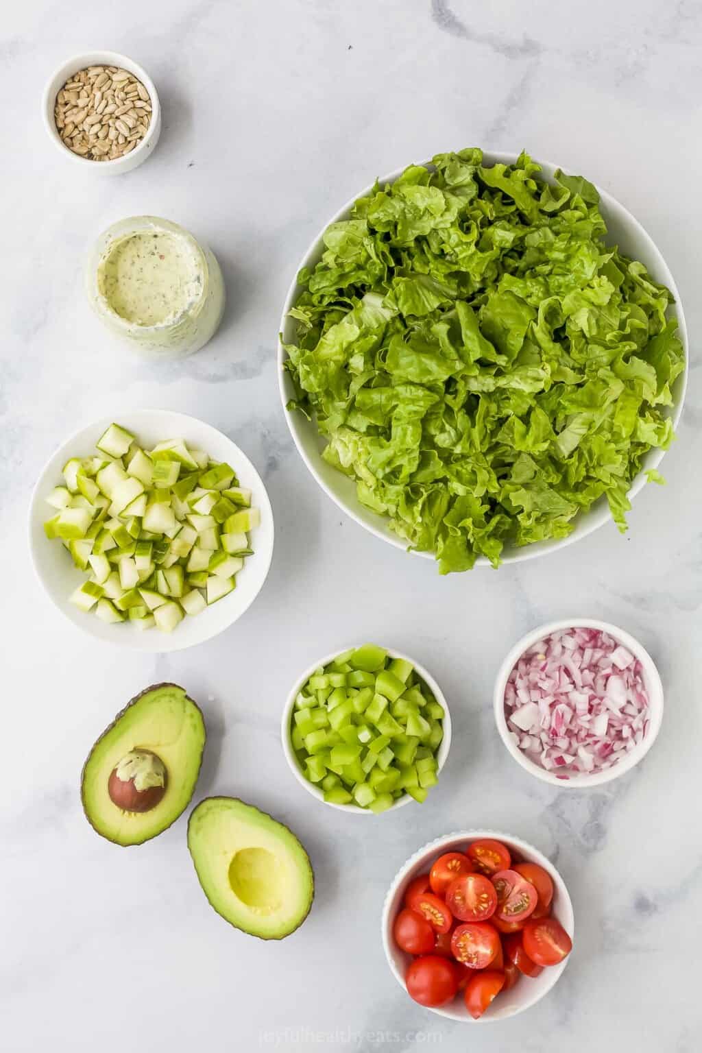 Green Goddess Salad Recipe | Joyful Healthy Eats