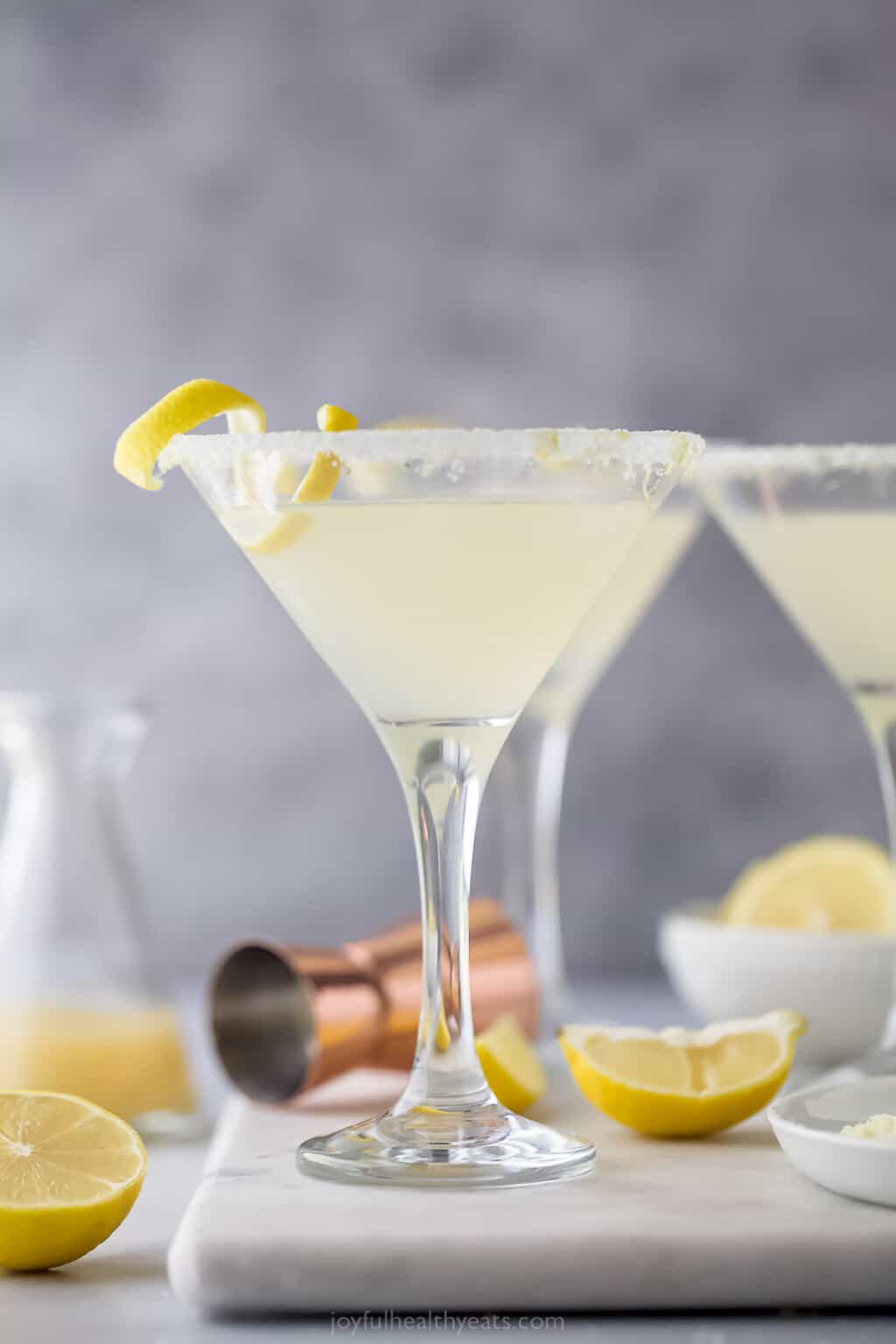 Lemon Drop Martini | Joyful Healthy Eats