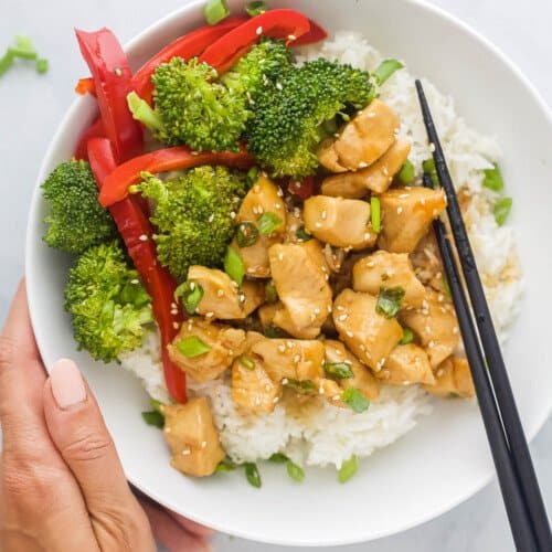 Teriyaki Chicken Bowls | Joyful Healthy Eats