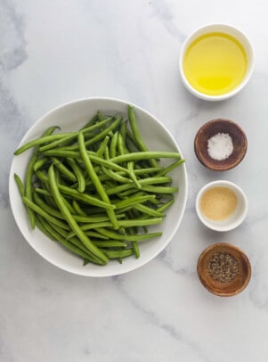 Crispy Air Fryer Green Beans | Joyful Healthy Eats