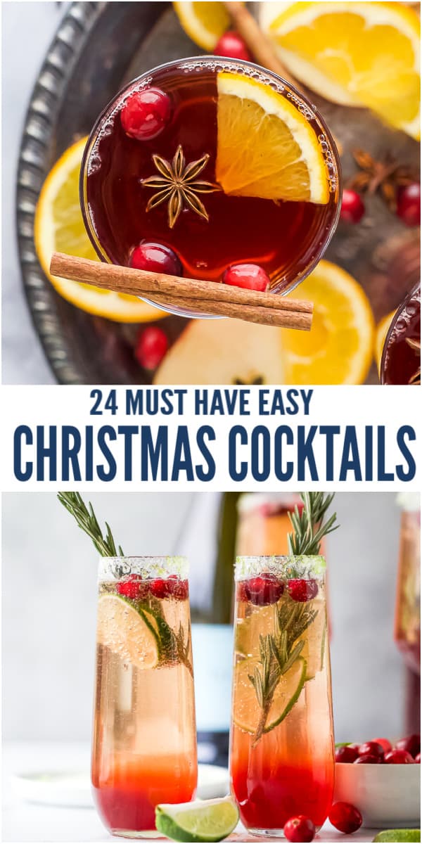 24 Easy Christmas Cocktails Joyful Healthy Eats