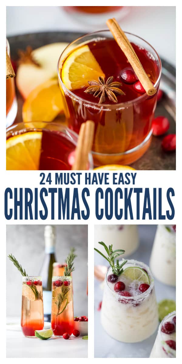 24 Easy Christmas Cocktails Joyful Healthy Eats