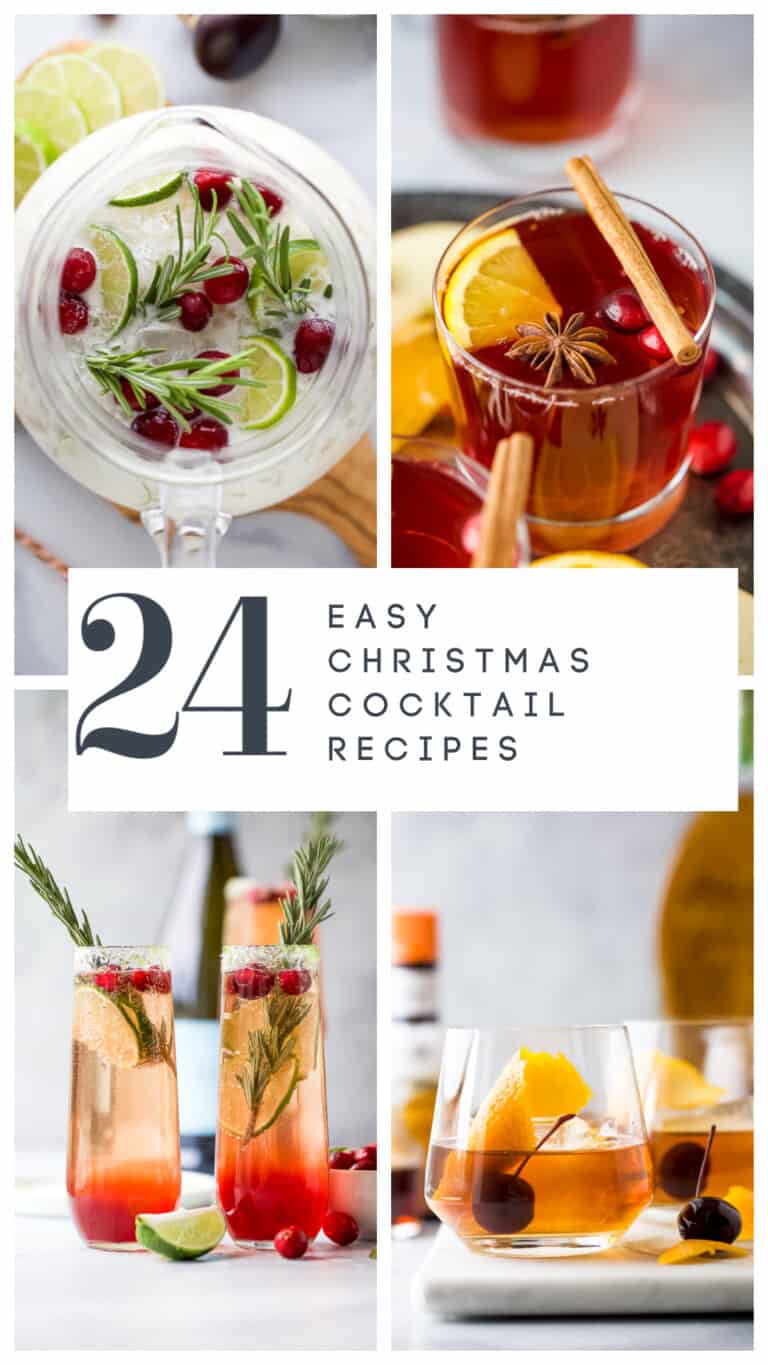 24 Easy Christmas Cocktails Joyful Healthy Eats