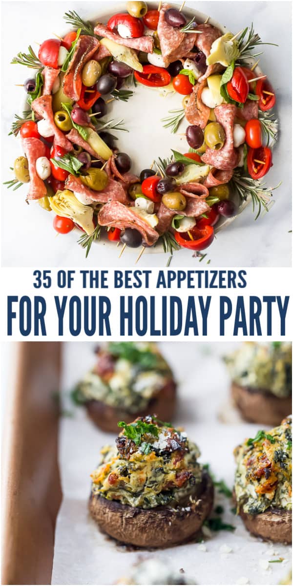 The Best 35 Appetizers for your Holiday Party | Joyful Healthy Eats