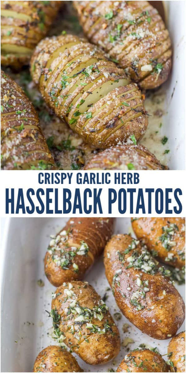 Garlic Herb Hasselback Potatoes | Joyful Healthy Eats - Story Telling Co