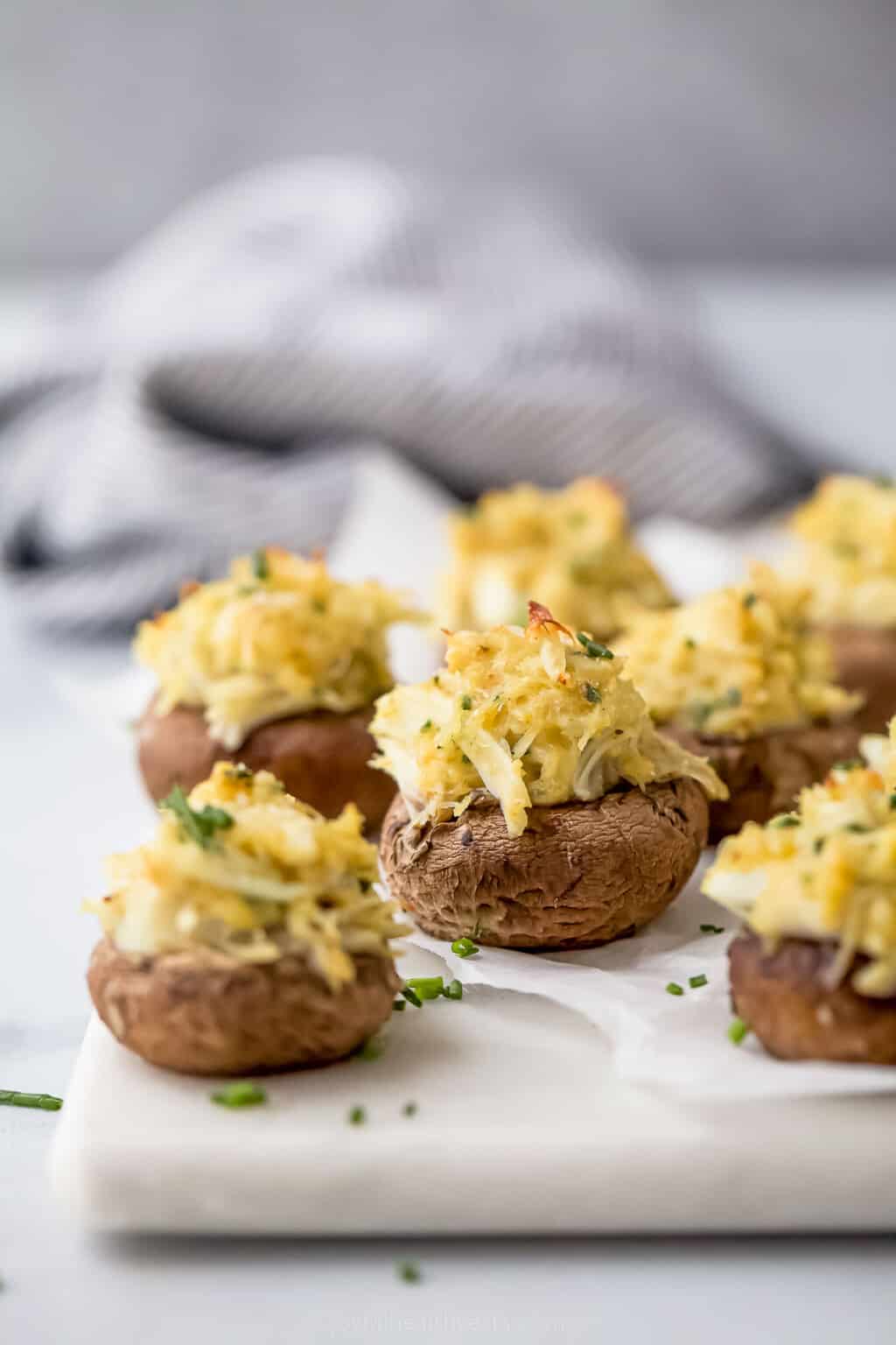 Quick Crab Stuffed Mushrooms Joyful Healthy Eats   Quick Crab Stuffed Mushrooms Web 10 1024x1536 