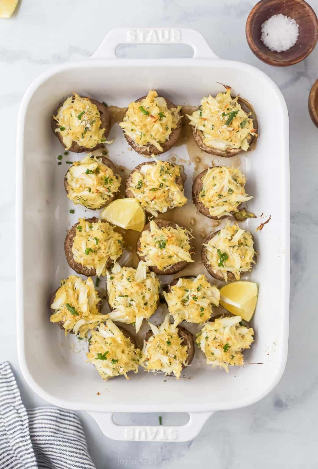 Quick Crab Stuffed Mushrooms Joyful Healthy Eats   Quick Crab Stuffed Mushrooms Web 6 1040x1536 