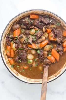 Classic Beef Bourguignon | Joyful Healthy Eats