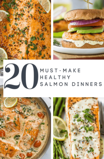 pinterest image for The Best 20 Healthy Salmon Recipes - Easy Dinner Ideas