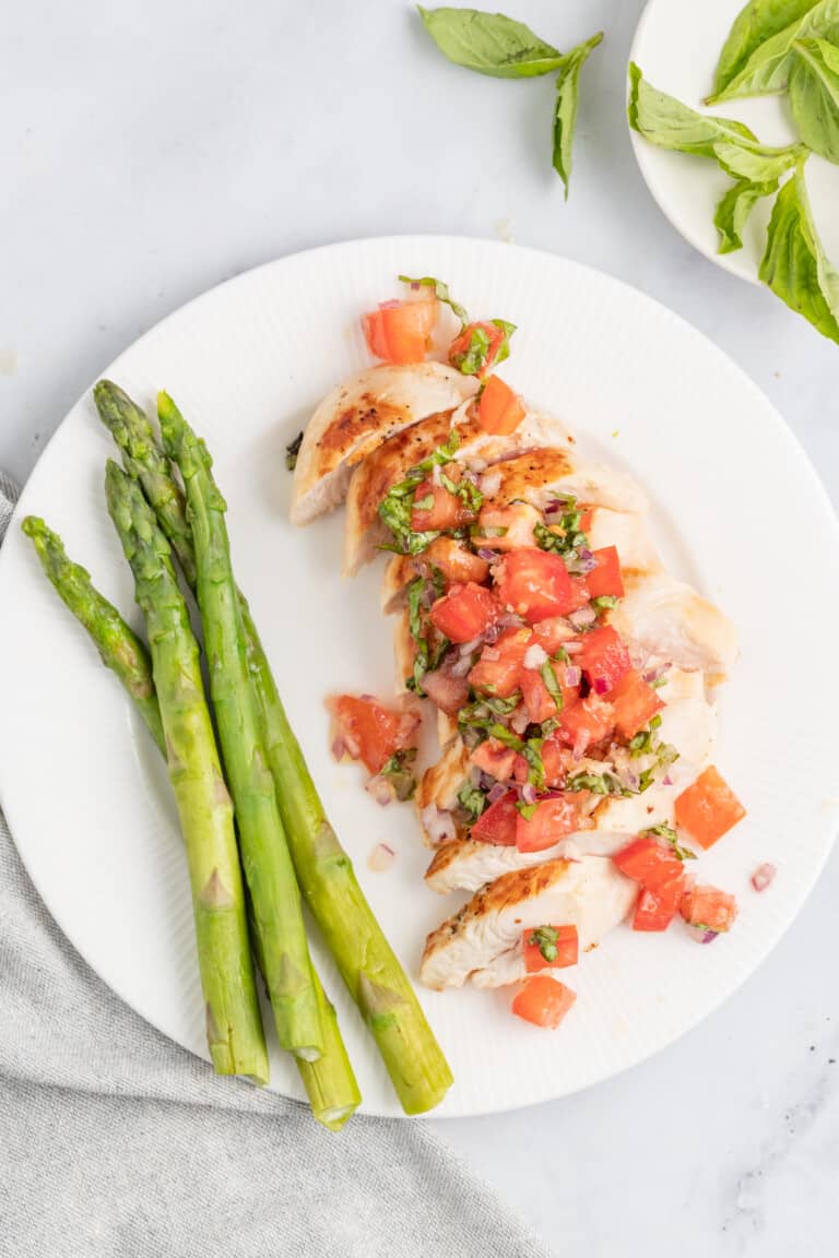 Chicken Bruschetta Recipe | Joyful Healthy Eats