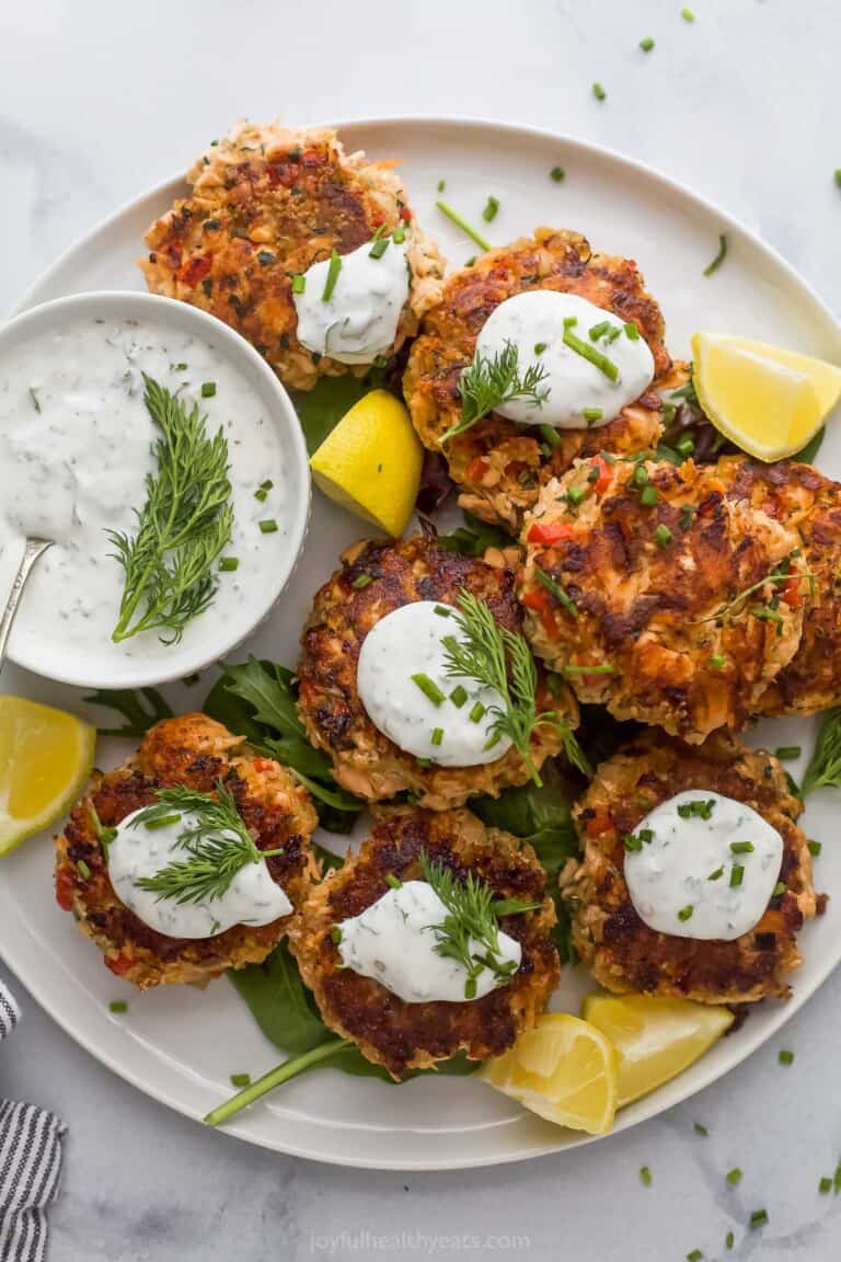 Salmon Cakes Recipe | Joyful Healthy Eats