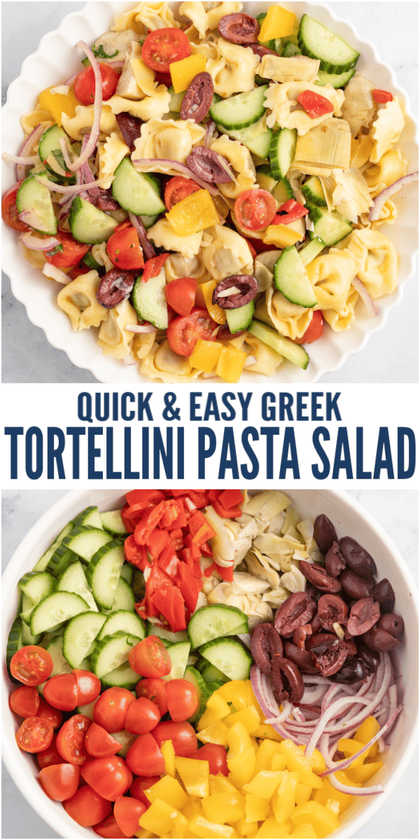 Greek Pasta Salad Recipe | Joyful Healthy Eats