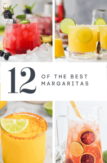 pinterest image for 12 of the Best Margarita Recipes