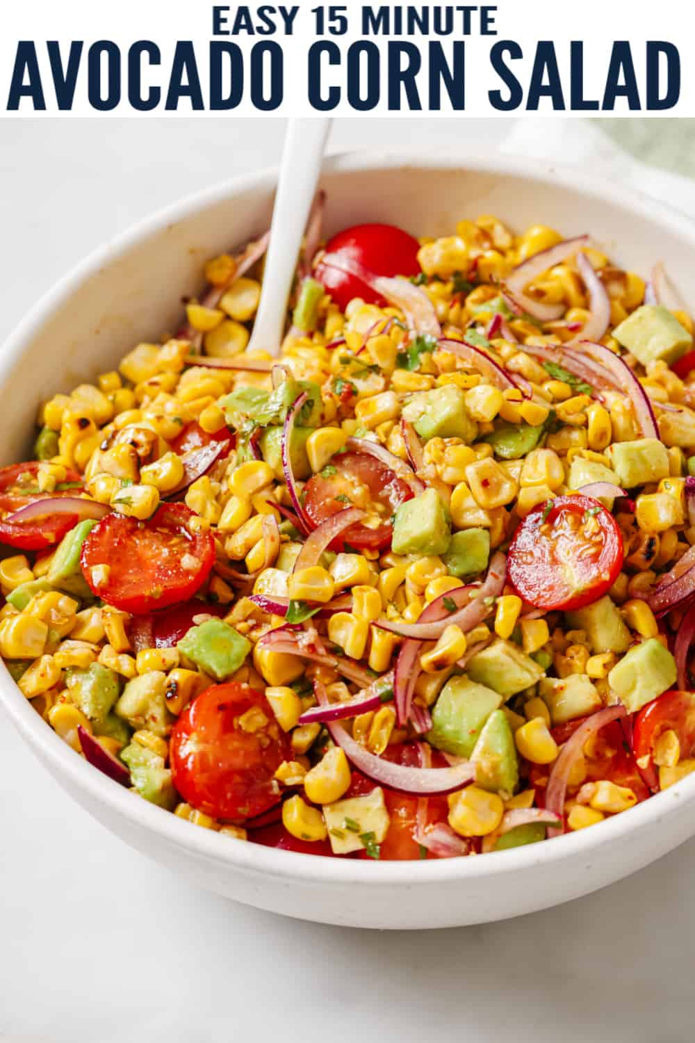 Avocado Corn Salad Recipe | Joyful Healthy Eats