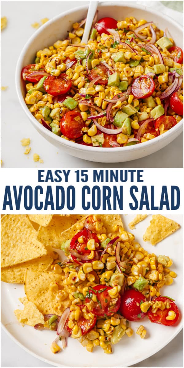 Avocado Corn Salad Recipe | Joyful Healthy Eats