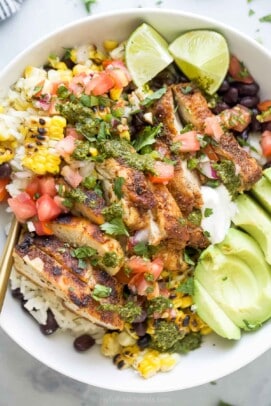 Chicken Burrito Bowl Recipe 