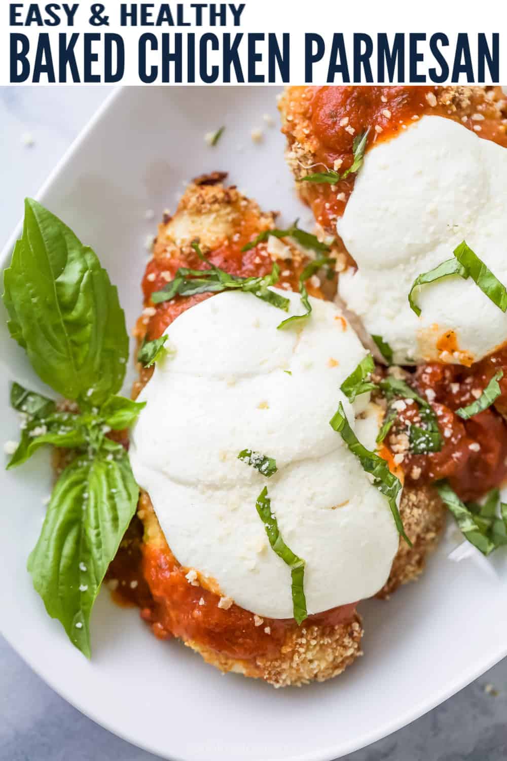 Baked Chicken Parmesan Recipe Joyful Healthy Eats Story Telling Co