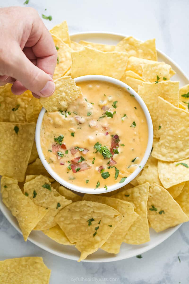 Chile Con Queso Recipe | Joyful Healthy Eats