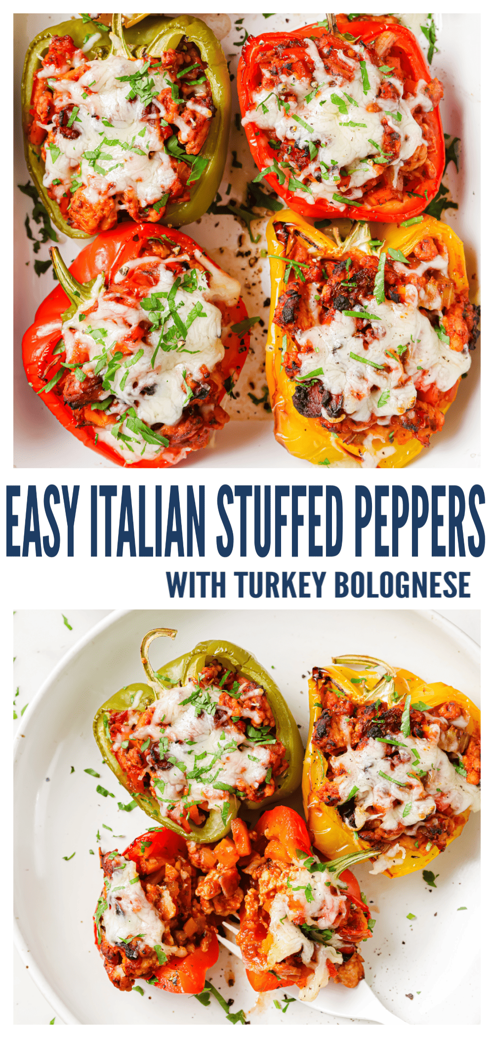 Italian Stuffed Peppers Recipe | Joyful Healthy Eats