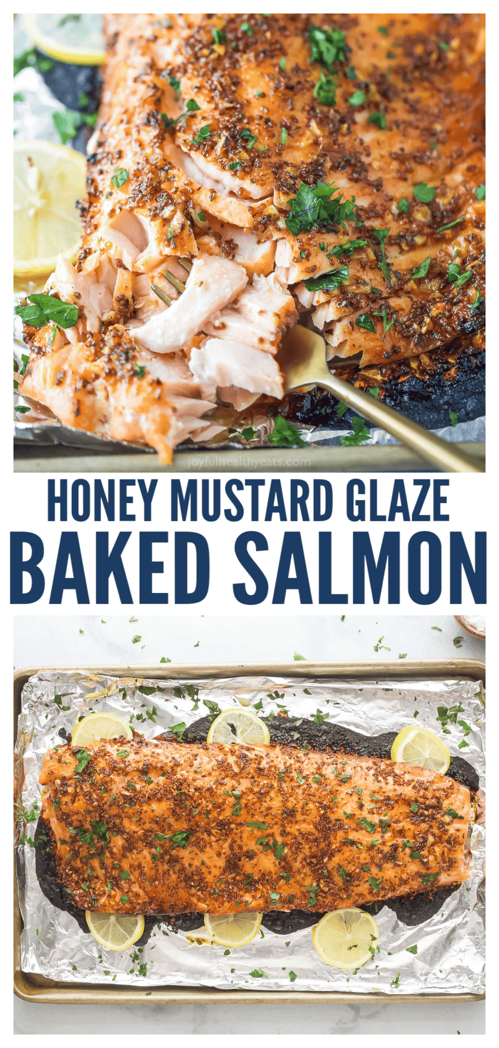 Honey Mustard Salmon Recipe | Joyful Healthy Eats