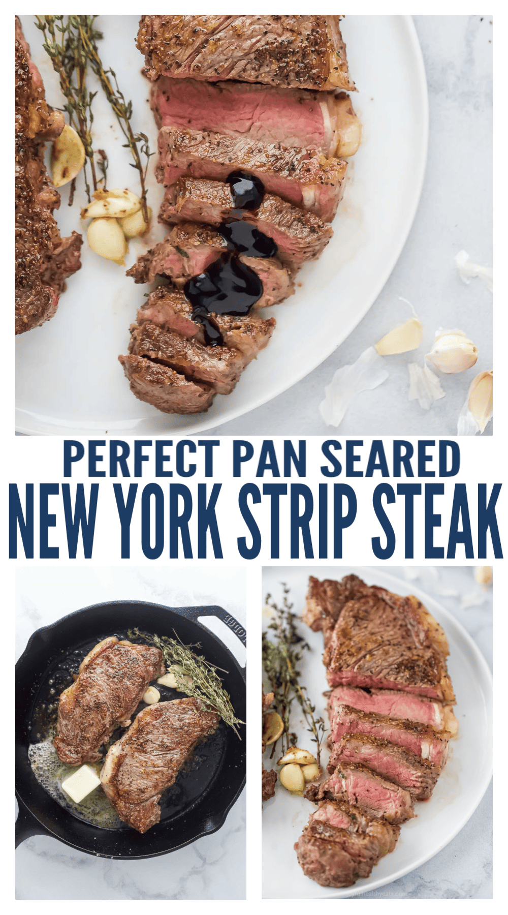 New York Strip Steak Recipe | Joyful Healthy Eats