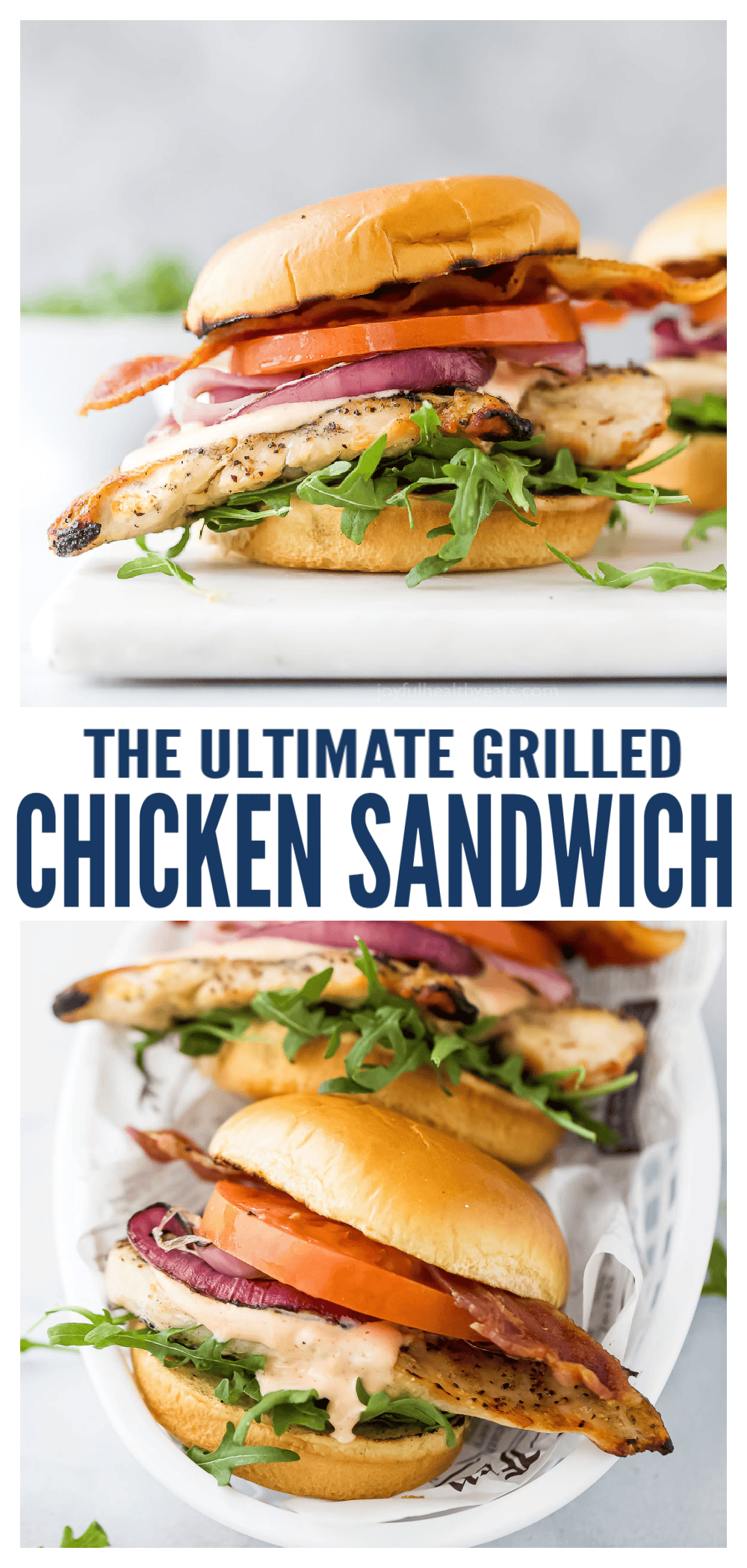 Grilled Chicken Sandwich Recipe | Joyful Healthy Eats