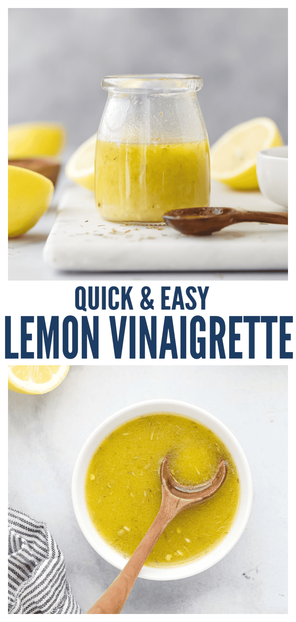 Lemon Vinaigrette Recipe | Joyful Healthy Eats