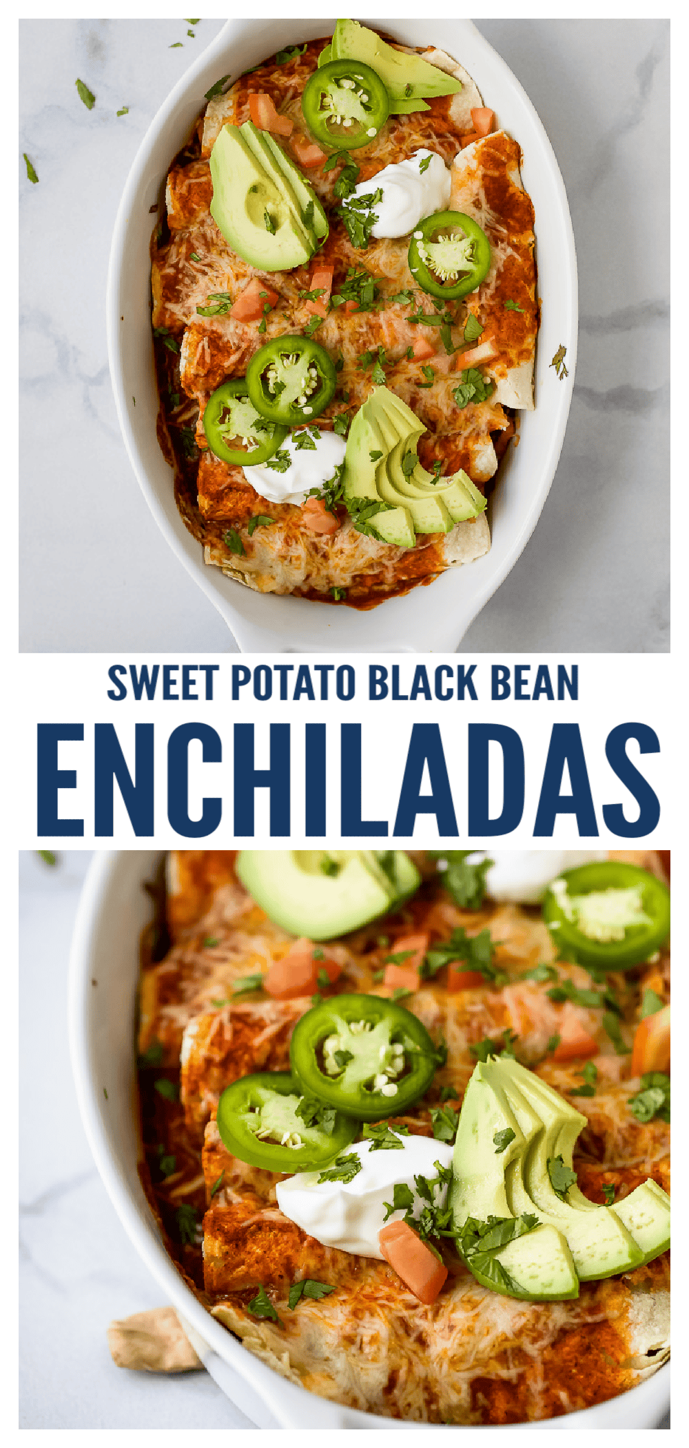 Sweet Potato and Black Bean Enchiladas Recipe