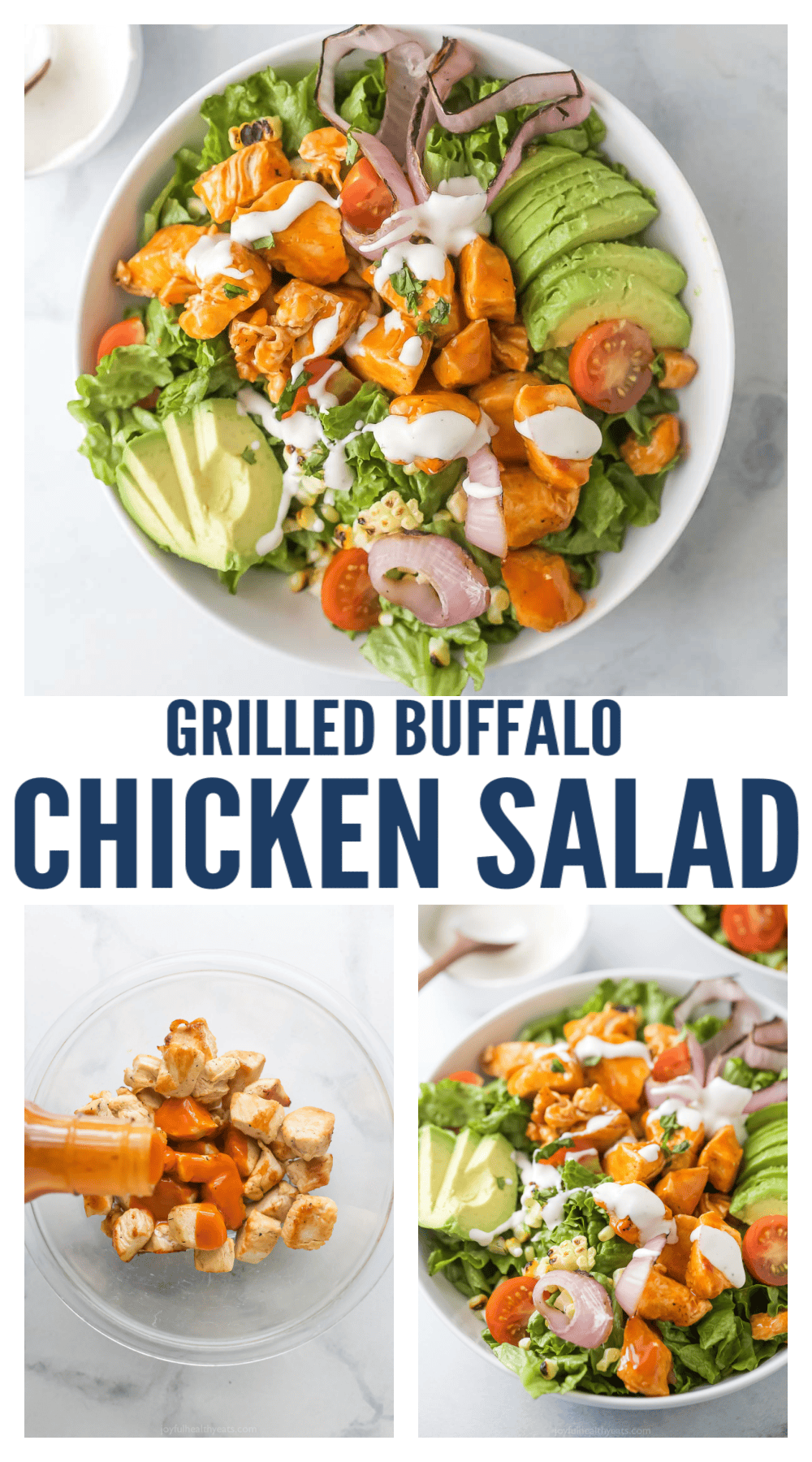 Buffalo Chicken Salad Recipe | Joyful Healthy Eats