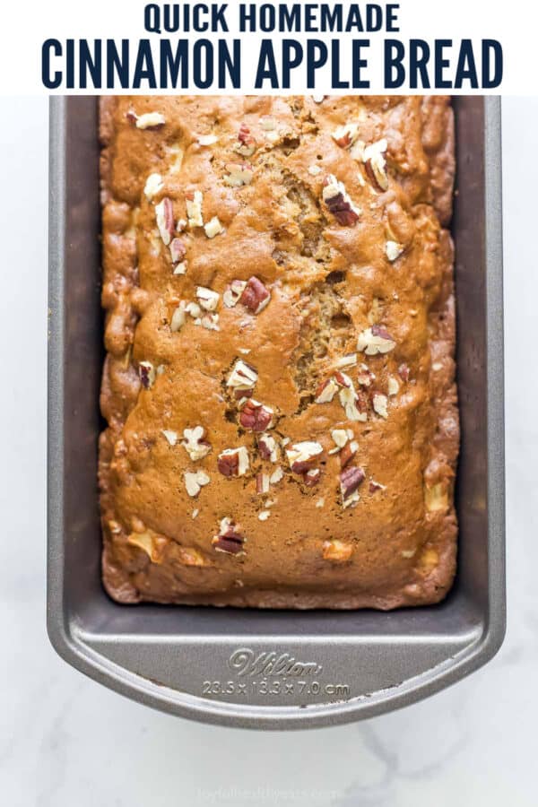 pinterest image for Apple Bread