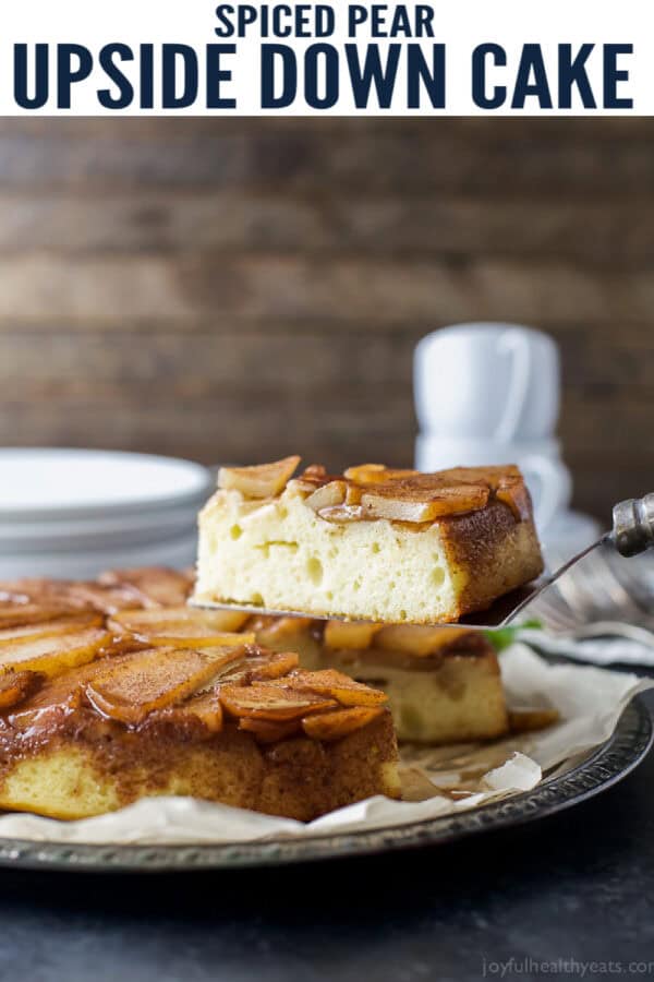 pinterest images for pear upside down cakes