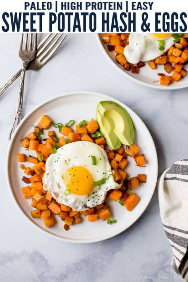 pinterest image for Sweet Potato Hash