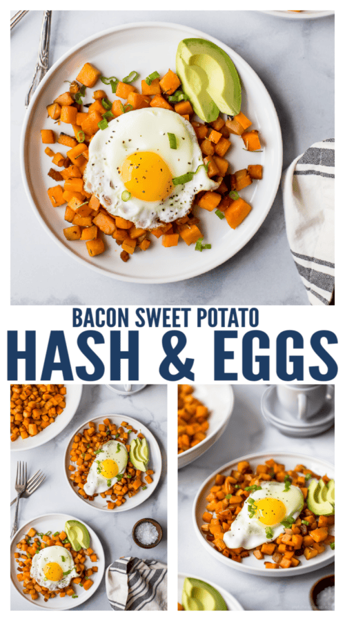 pinterest image for Sweet Potato Hash