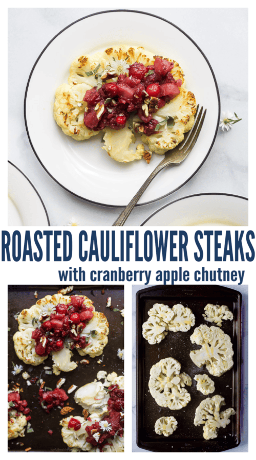 Pinterest figure for fried cauliflower steak