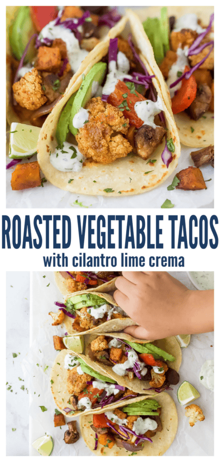 Pinterest figure for fried vegetable taco