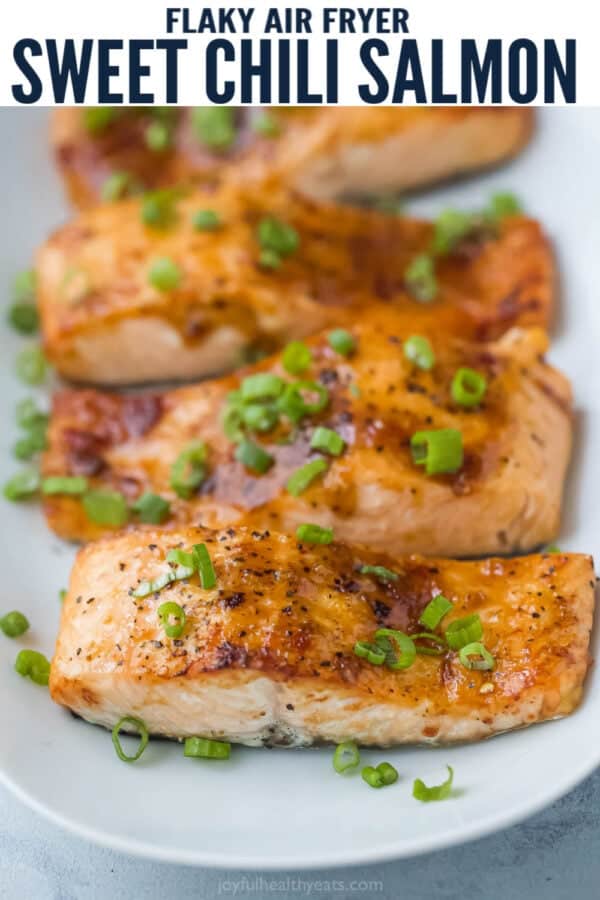 pinterest image for Sweet Chili Salmon